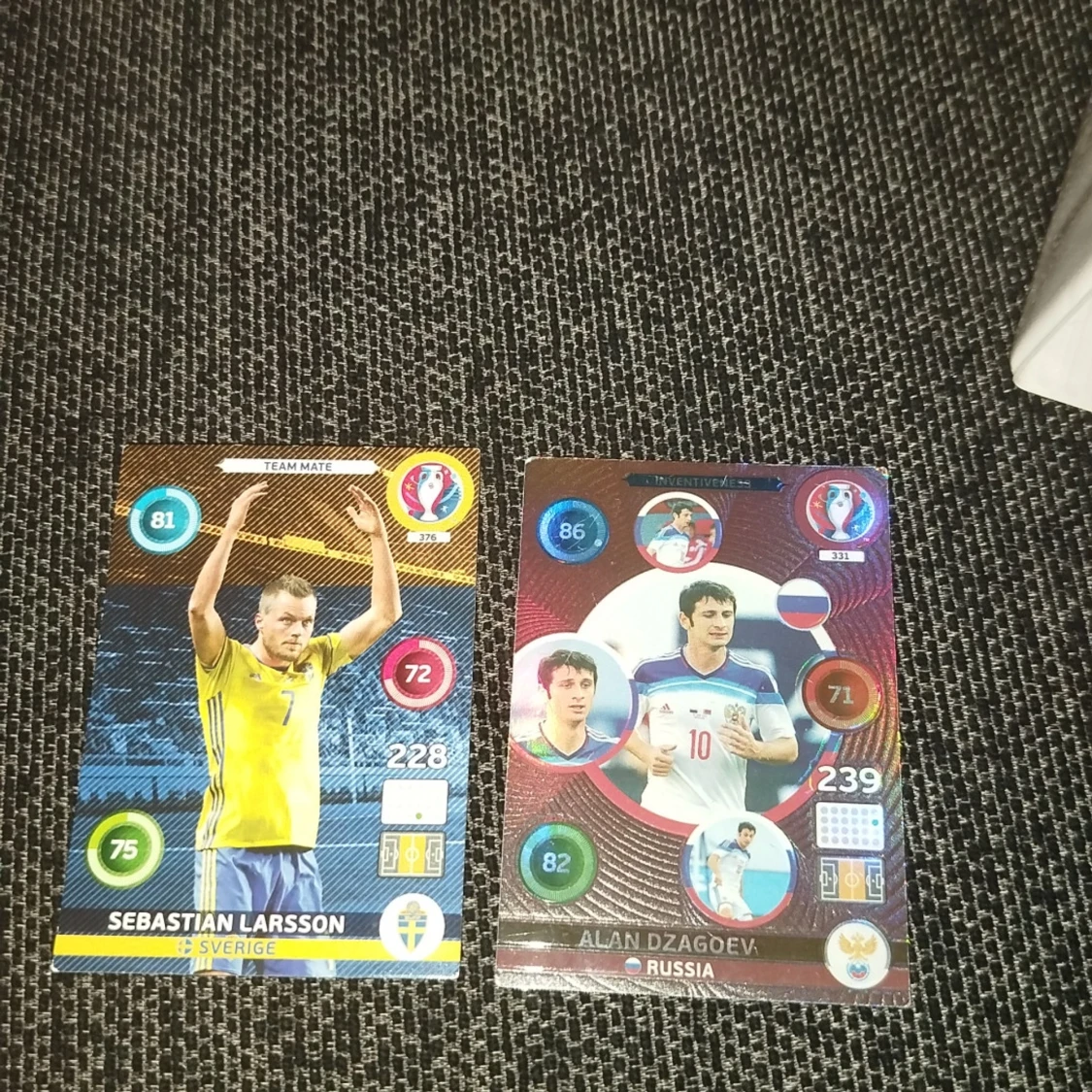 Fotbollskort från UEFA Euro 2016 - 1