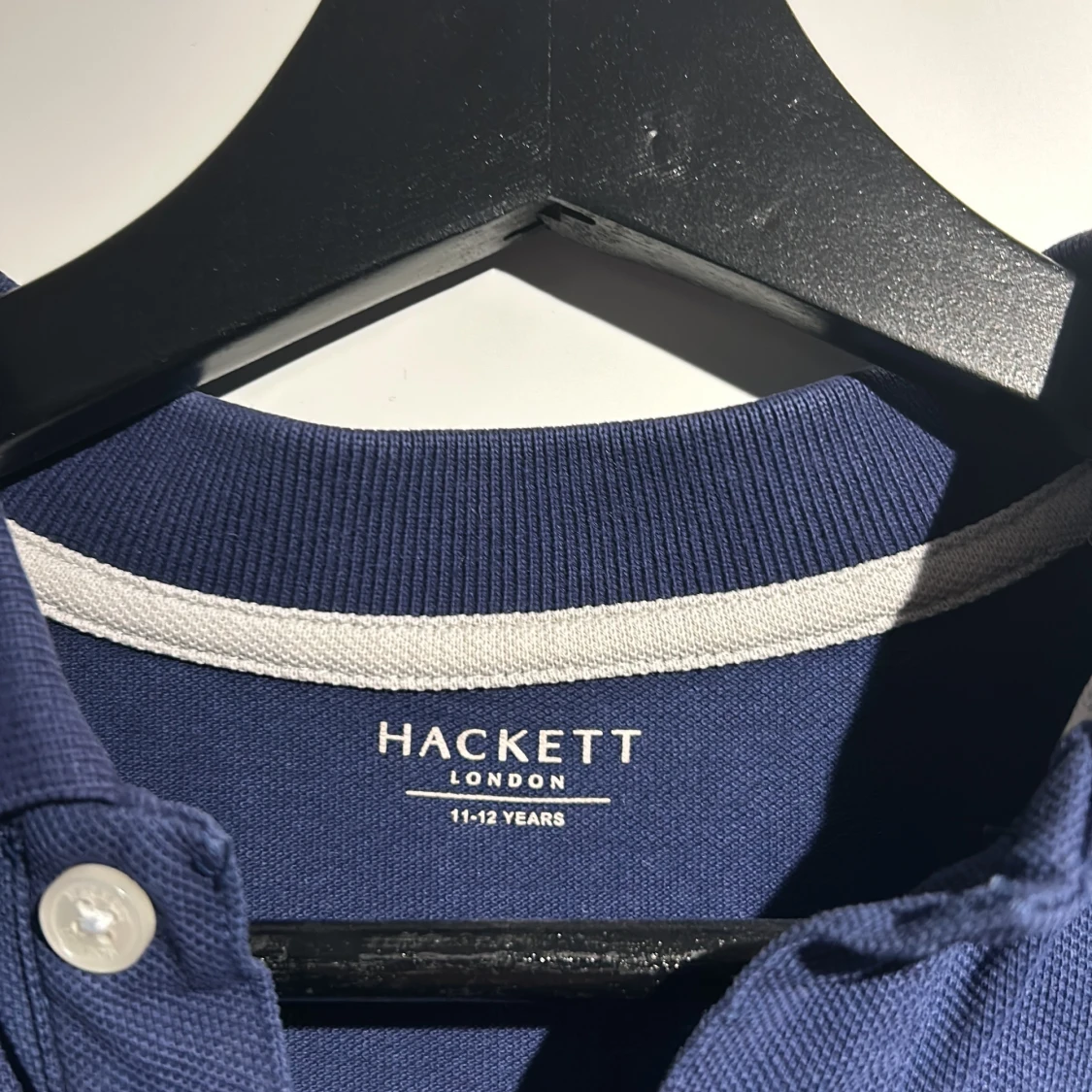 Blå pikétröja från Hackett - 1