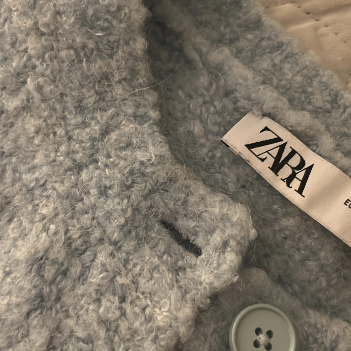 Ljusblå kofta från Zara - 4