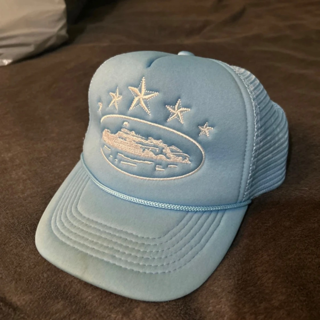 Blå keps från Corteiz