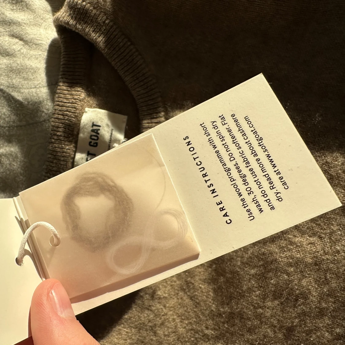 Beige kashmirtröja från Soft Goat - 93