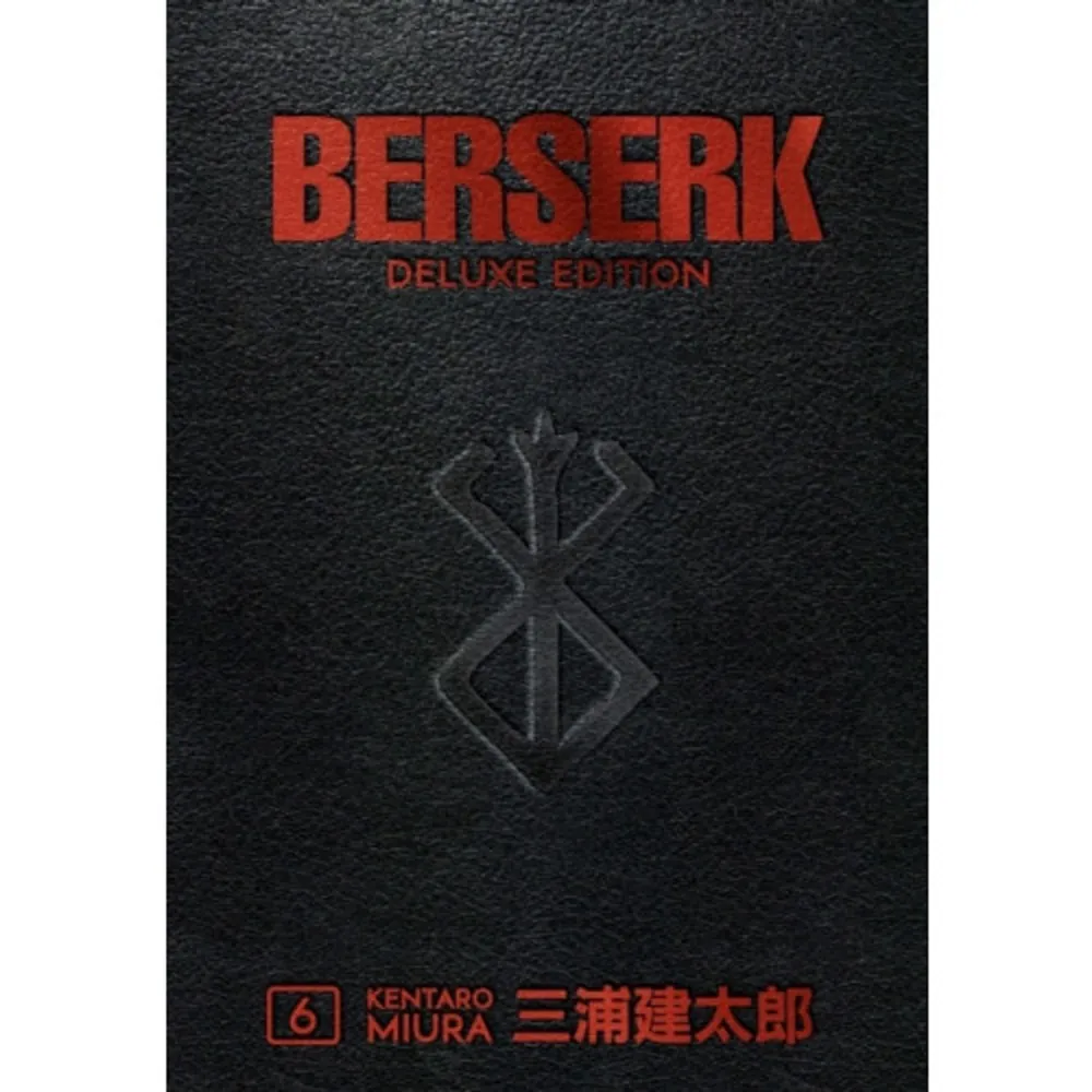 An adult fantasy/horror epic of monumental proportions, Kentaro Miura's Berserk is now offered at its original published size in handsome deluxe hardcover editions each collecting three volumes of the acclaimed manga series. Marked with the unholy Brand of Sacrifice that draws the damned to him, Guts the Black Swordsman battles the minions of Hell that thwart his search for Casca, his former captain and lover. But Casca, too, is marked with the Brand, and Guts must find her before the legions of the abyss do! Collects Berserk volumes 16-18.    Format Inbunden   Omfång 712 sidor   Språk Engelska   Förlag Penguin USA   Utgivningsdatum 2020-11-24   ISBN 9781506715230  . Böcker.