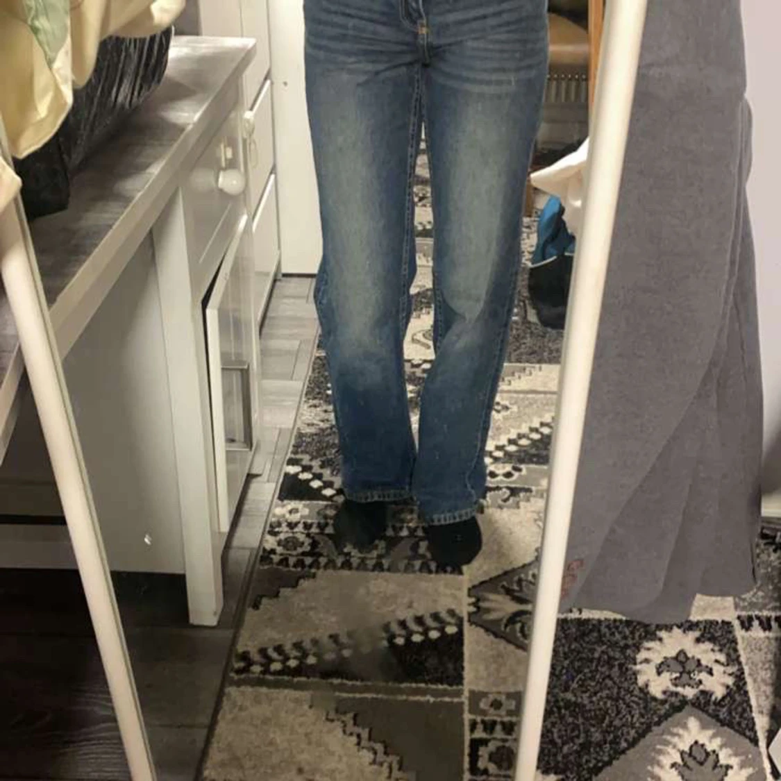 Blå jeans i bra skick