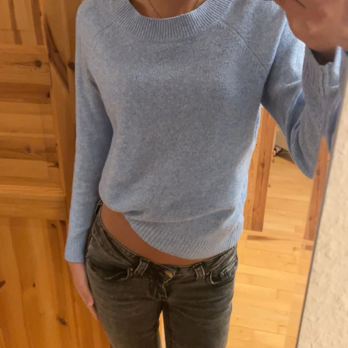 Ljusblå tröja VeroModa