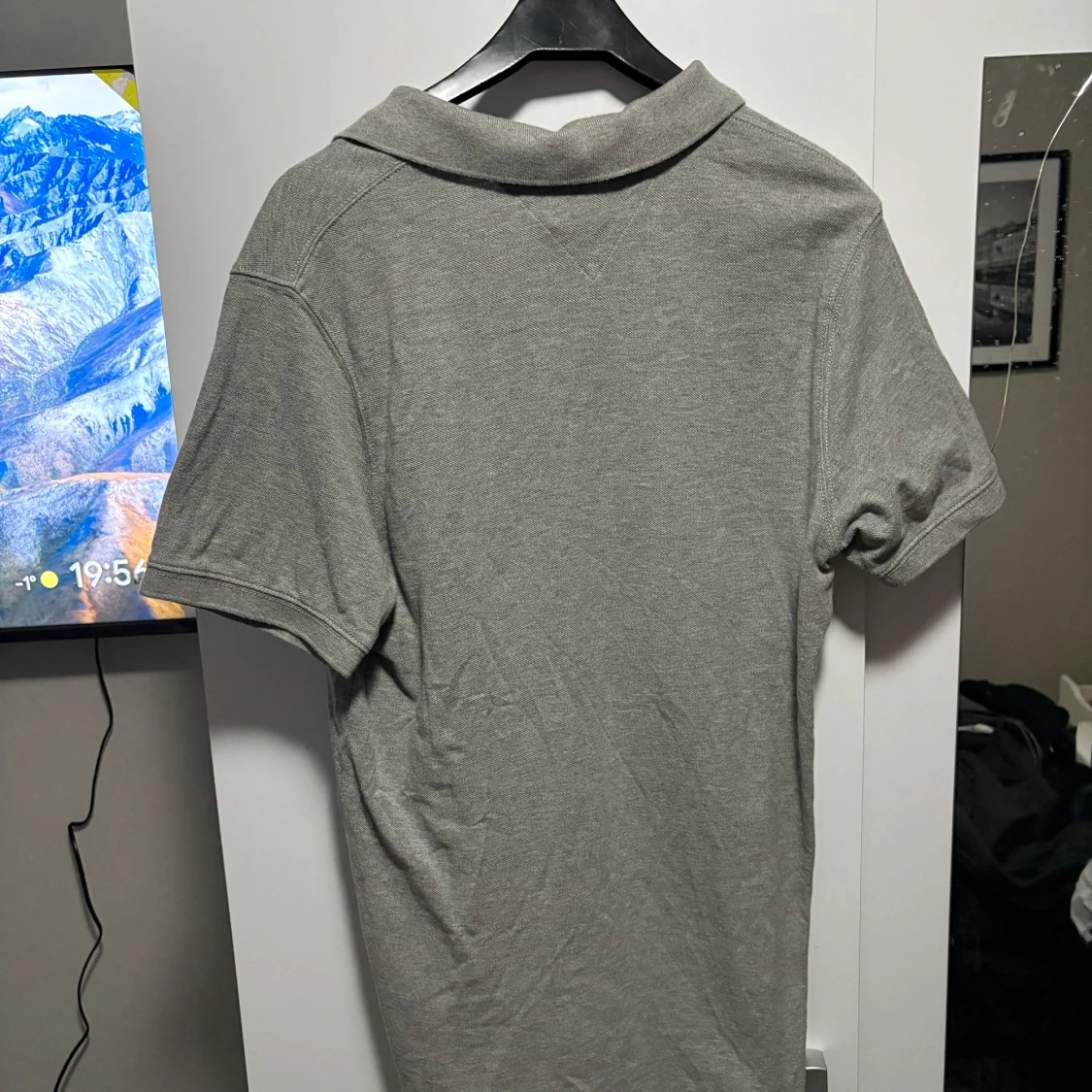 Grå pikétröja från Tommy Hilfiger - 91