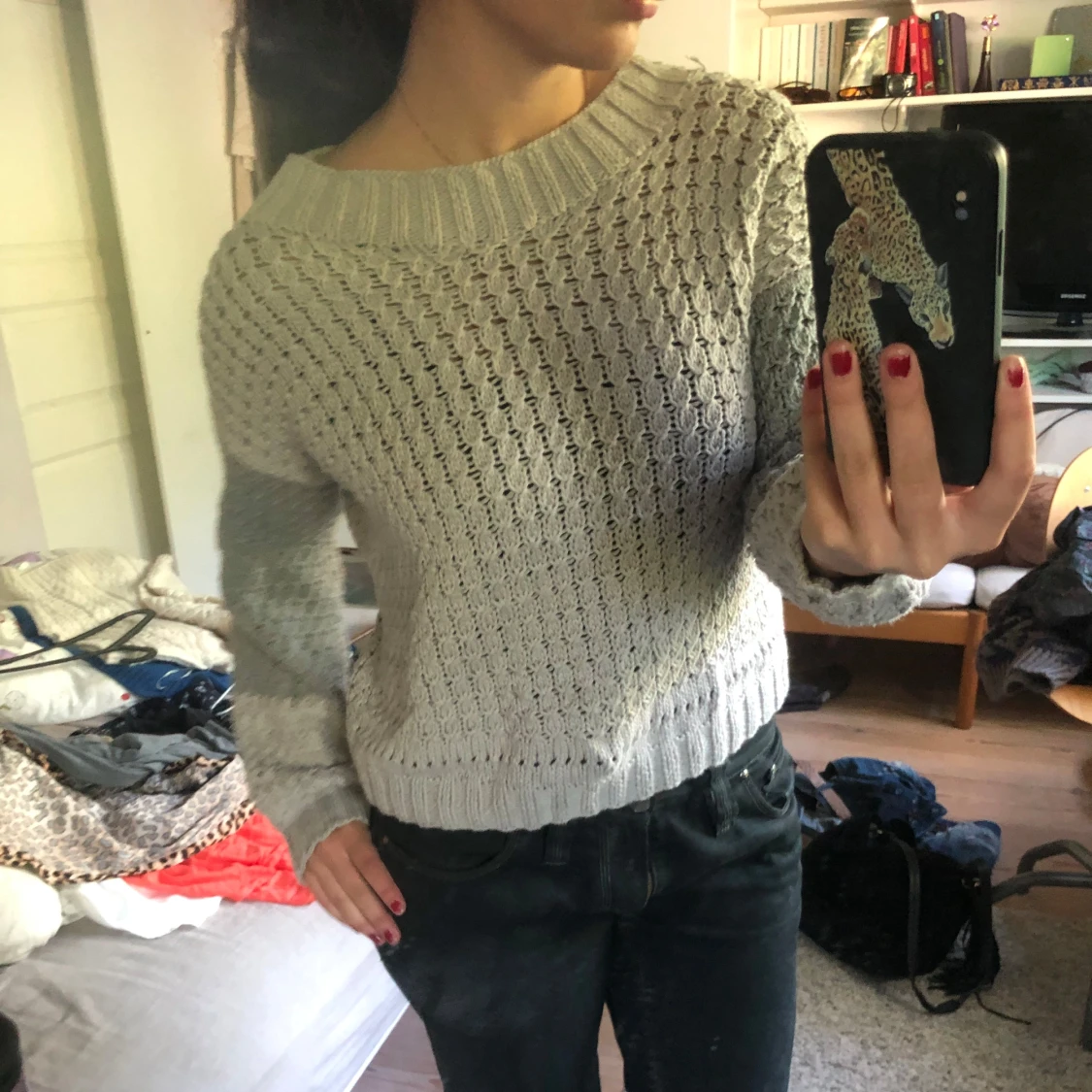 Stickad tröja  - 91