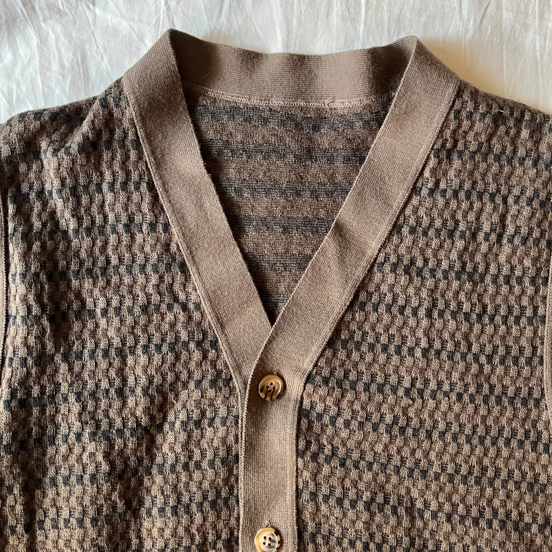 Brun retro väst - 92