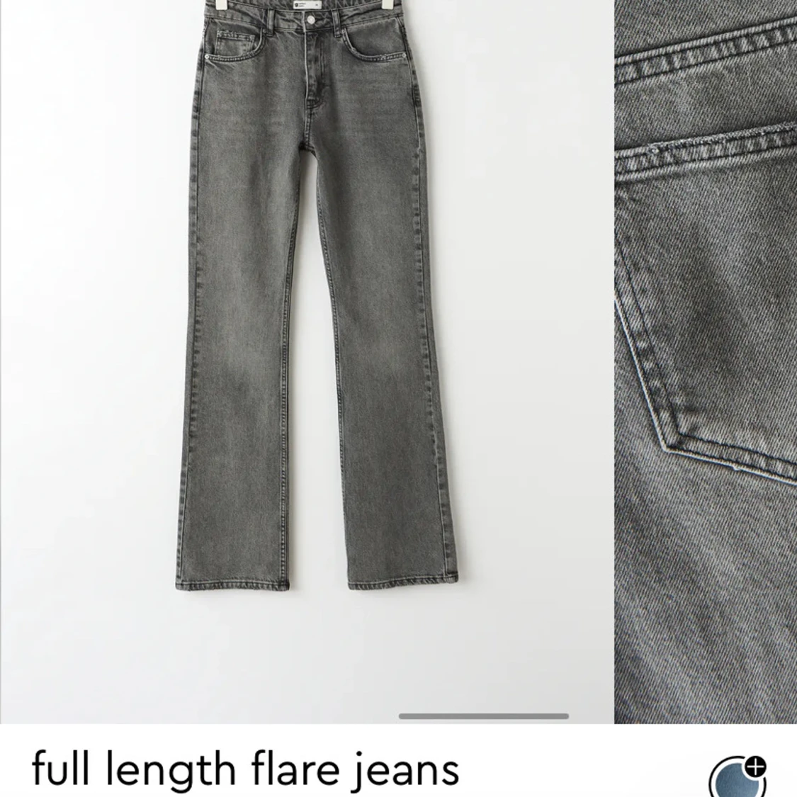 Grå jeans