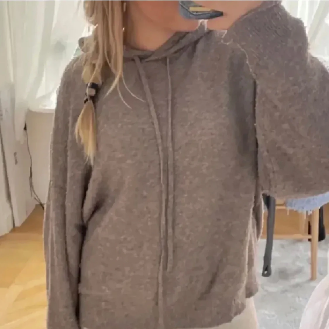 Stickad tröja/hoodie😍 - 90