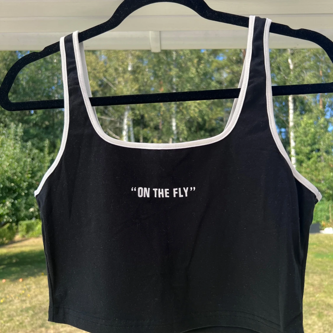 Svarta/vitt linne - 90