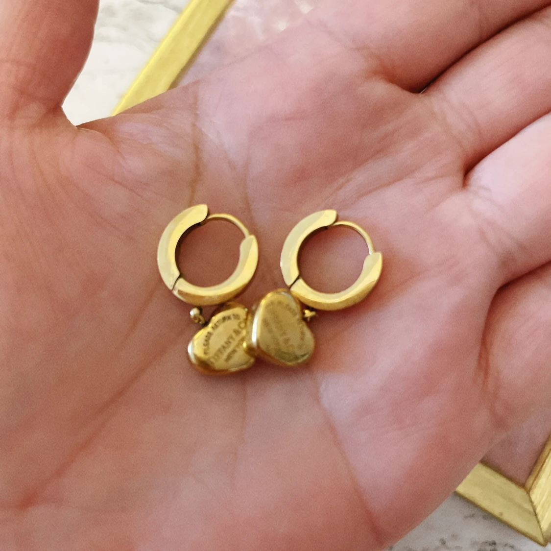 Guld örhängen  - 90