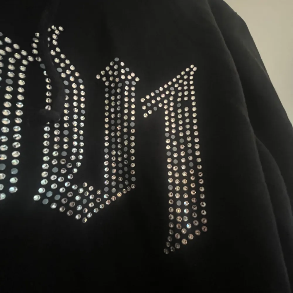 Limited Edition Hov1 Merch Hoodie i storlek M som jag säljer då jag inte använder den längre. Några av paljetterna/stenarna har åkt av, men är ingenting som synligt syns endast vid nära håll. Köparen betalar frakten 🤍Priset kan sänkas. Hoodies.