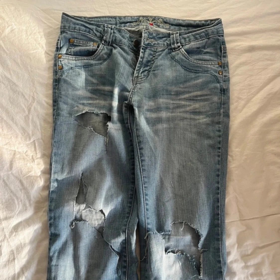 lågmidjade jeans - 91