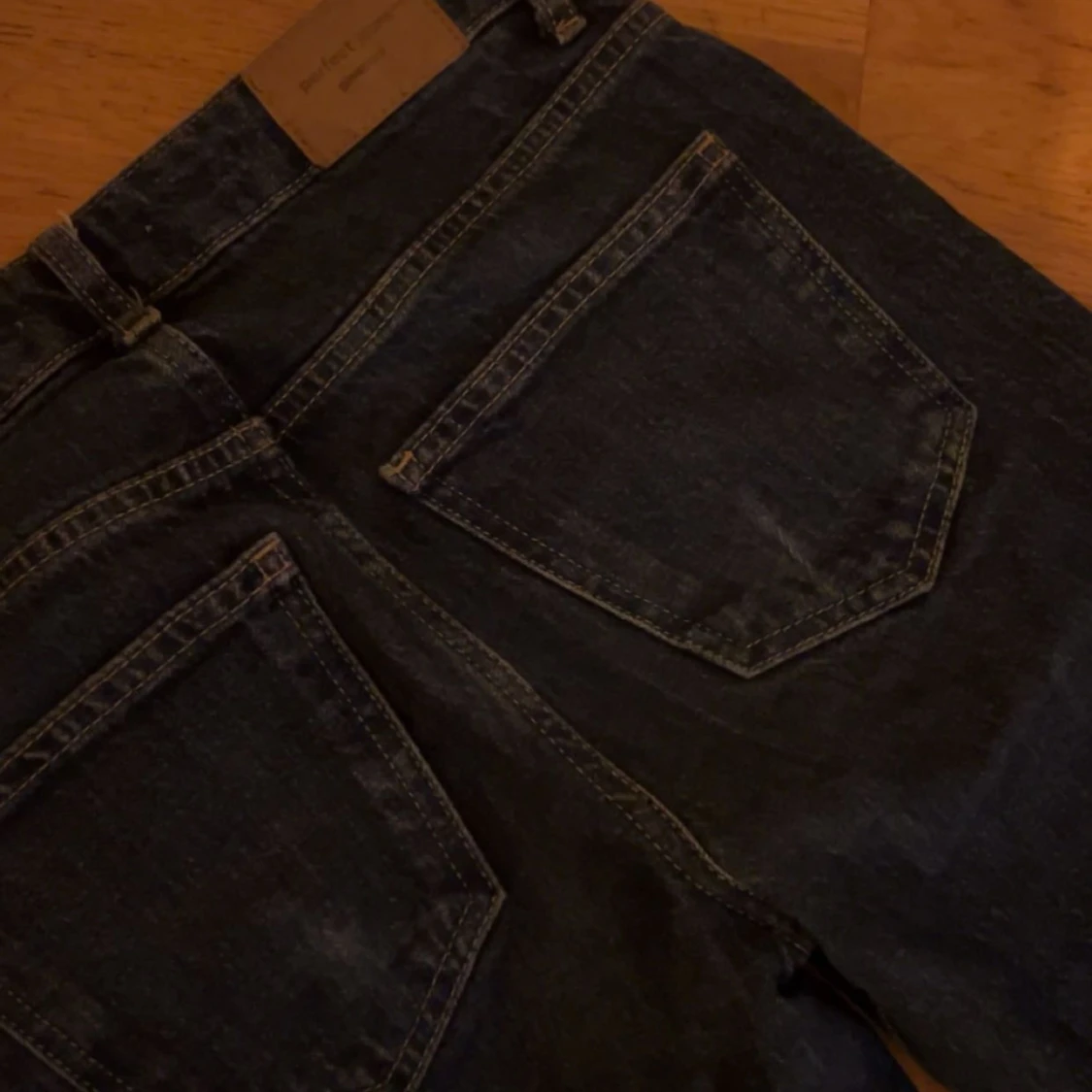 Mörkblåa jeans  - 92