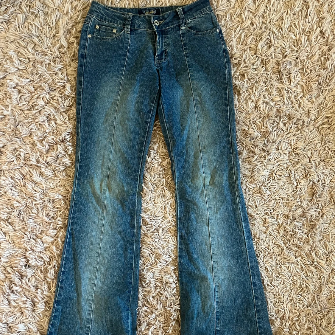 Lågmidjade bootcut jeans - 90