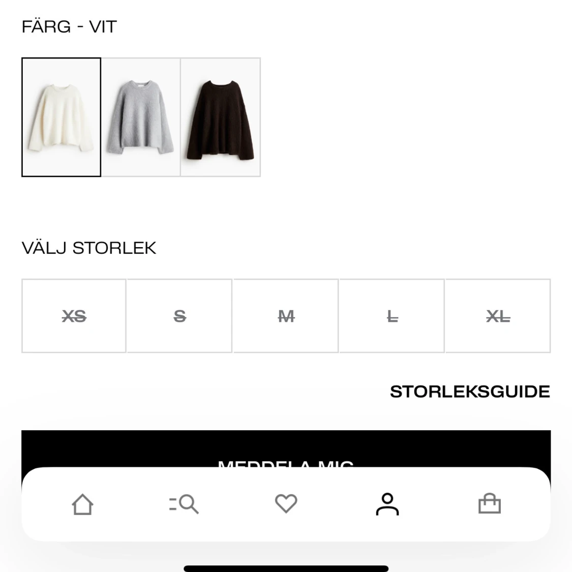 Vit mohair stickad tröja - 91