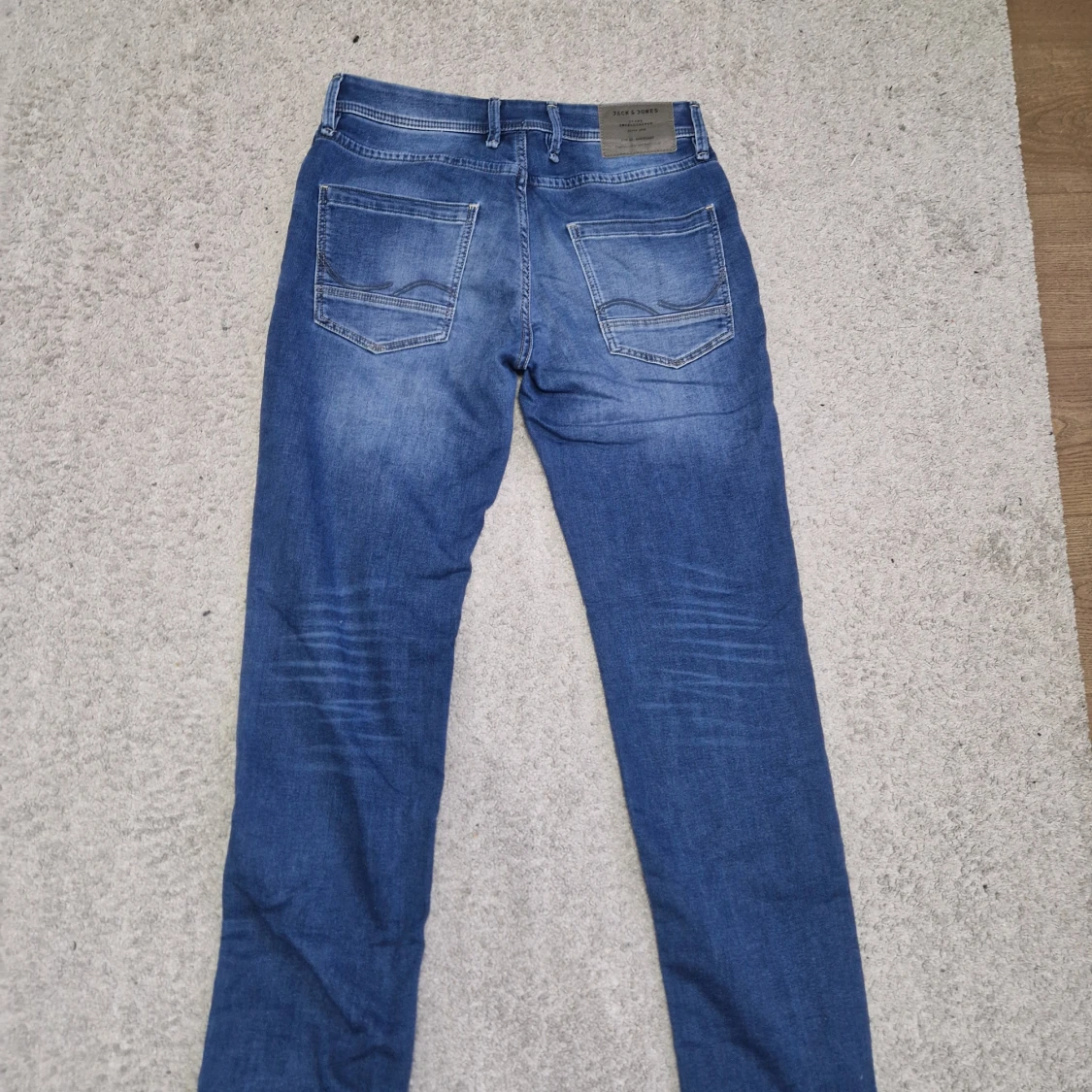 Blå slim fit jeans från Jack & Jones - 90