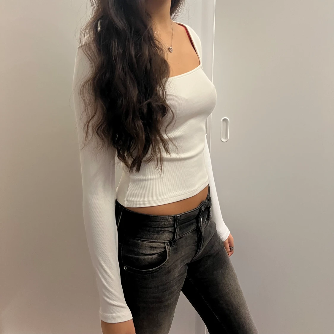 Vit tröja (Stradivarius)