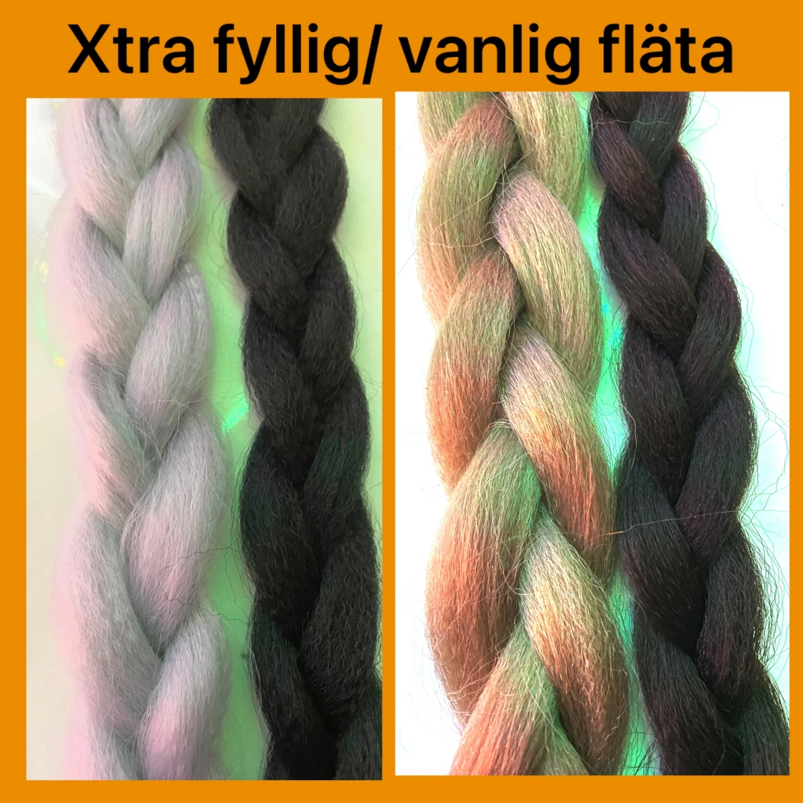 By prisförslag- 1 st Xtra fyllig fläta brun