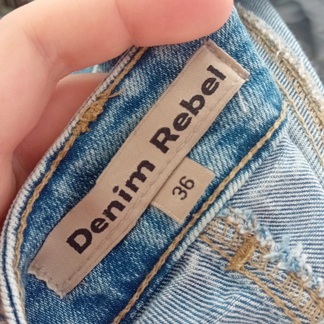 Blå jeans från Denim Rebel - 3