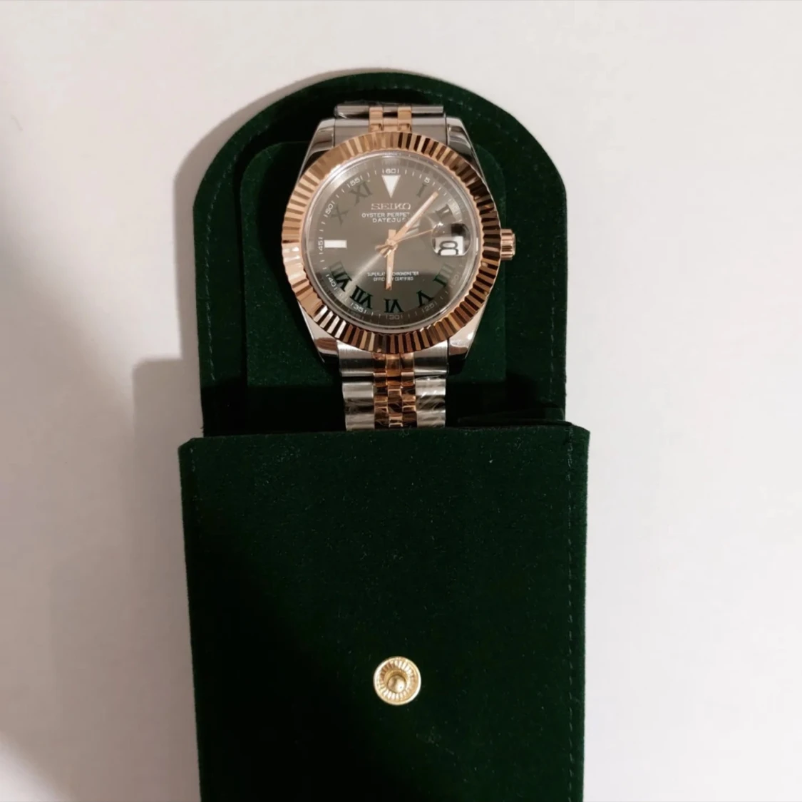 Seiko "two tone wimbeldon" mod  - 1