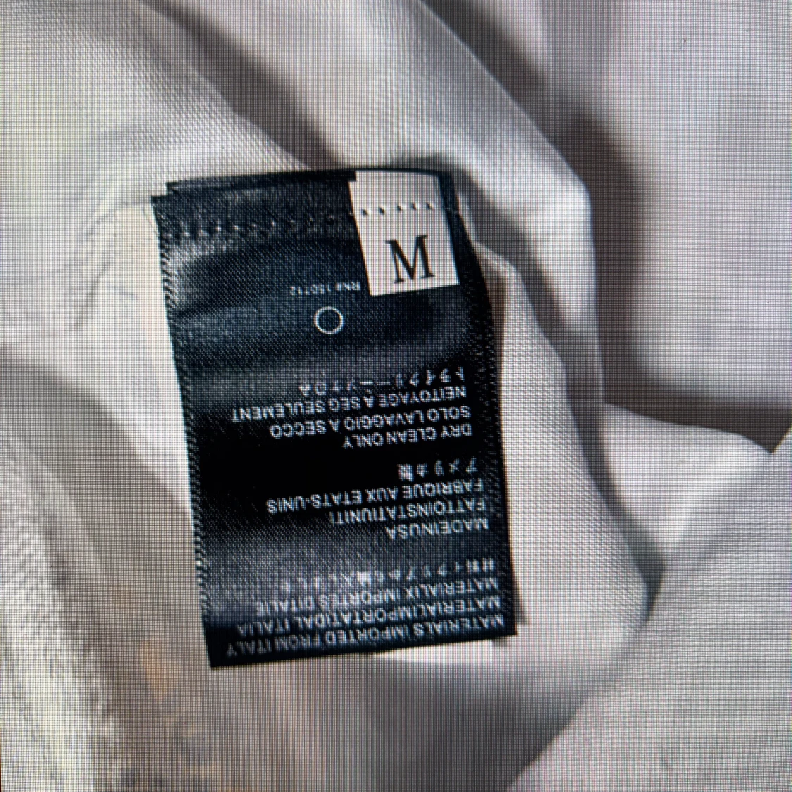 Vit t-shirt från Amiri med blått stänkmönster - 3