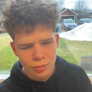 Svart hoodie - Säljer en klassisk svart hoodie med justerbar dragsko i huvan. Perfekt för en avslappnad stil och passar till det mesta. Skön och enkel design som funkar året runt.