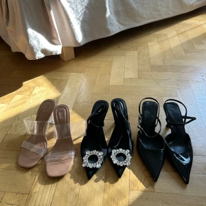 3 skor - 3 oanvänd skor i strl 39 från zara per pcs 300 alla för 800