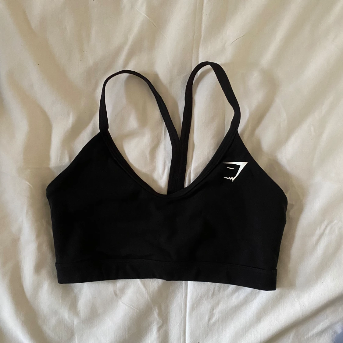 svart sport-bh gymshark