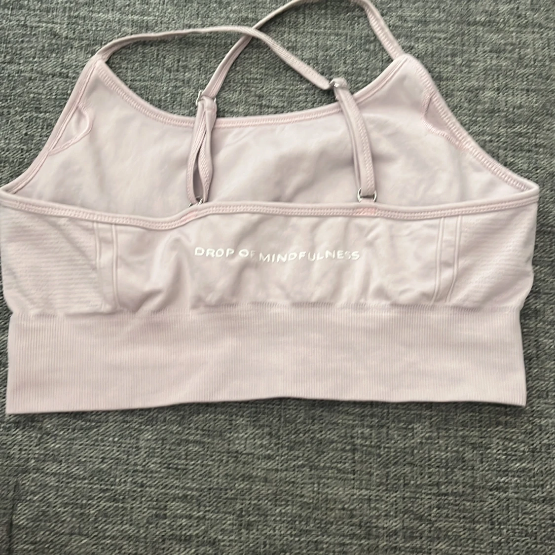 ljus rosa sport topp  - 91