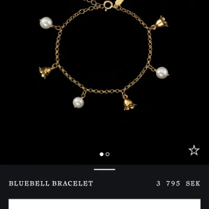 Maria Nilsdotter Bluebell armband - Säljer mitt guldiga bluebell armband från Maria Nilsdotter eftersom det knappt använts! Nypris 3700, mitt pris 2 000🩷har kvar boxen och kvitto :) bara att be om fler bilder.
