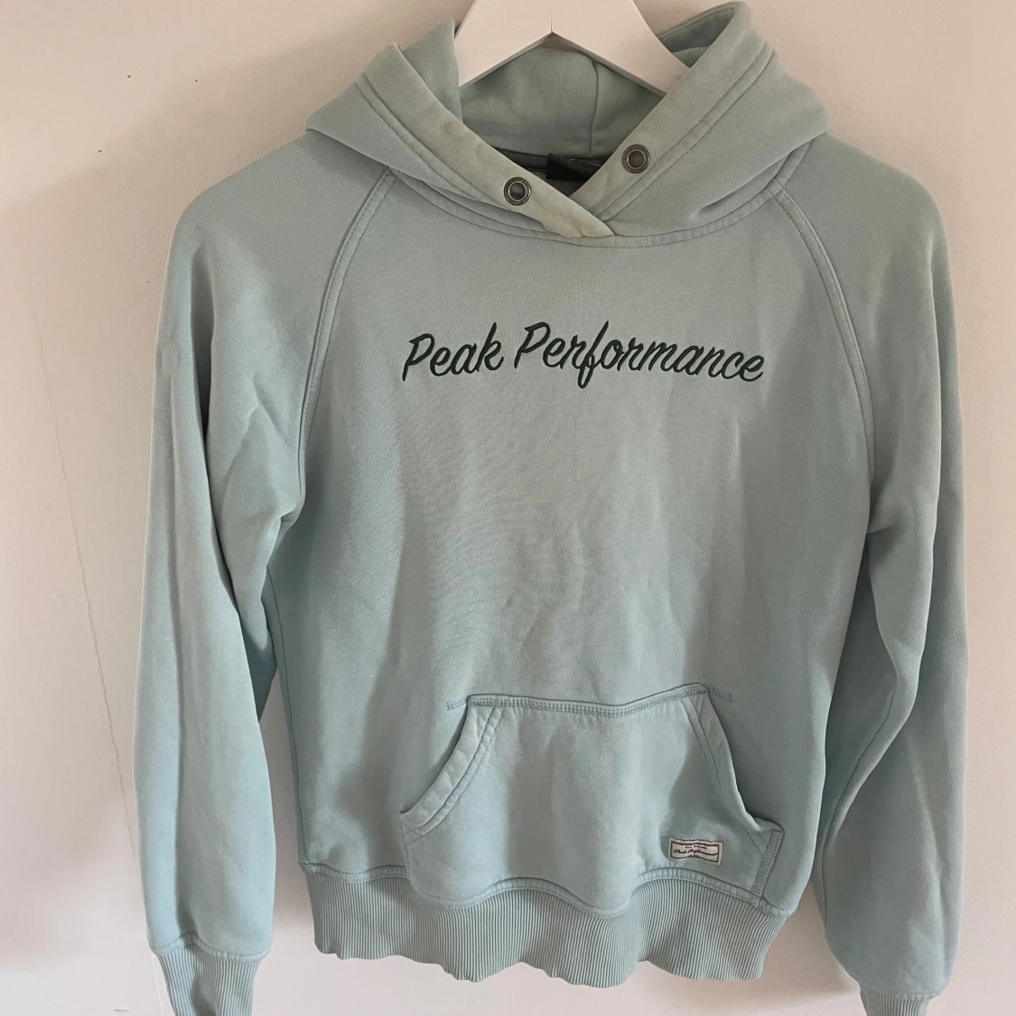 Ljusblå hoodie från Peak Performance - 90