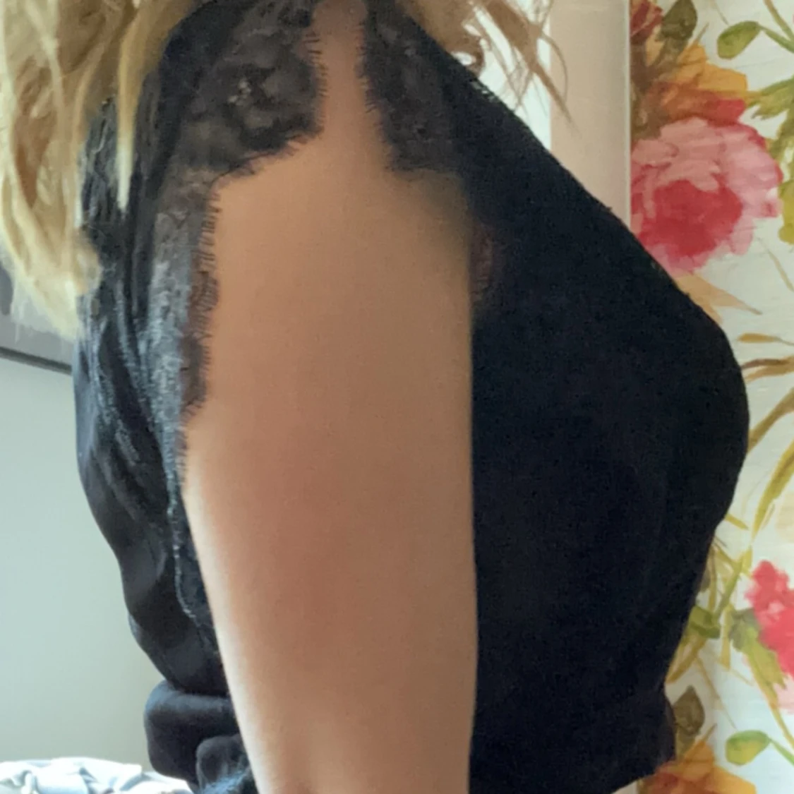 Svart festtopp  - 90