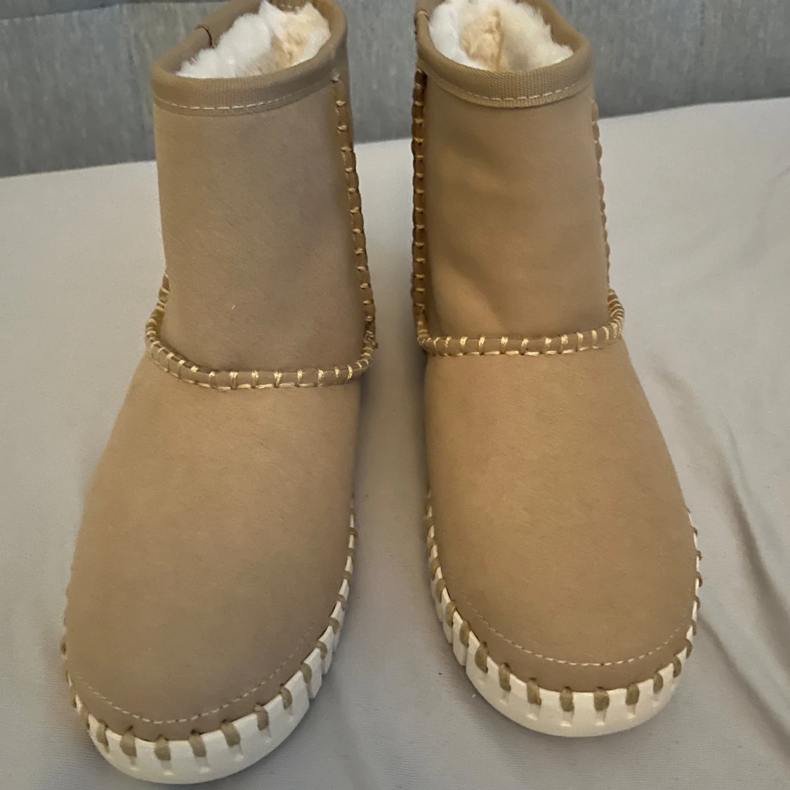 Beige boots från Ilse Jacobsen - 1