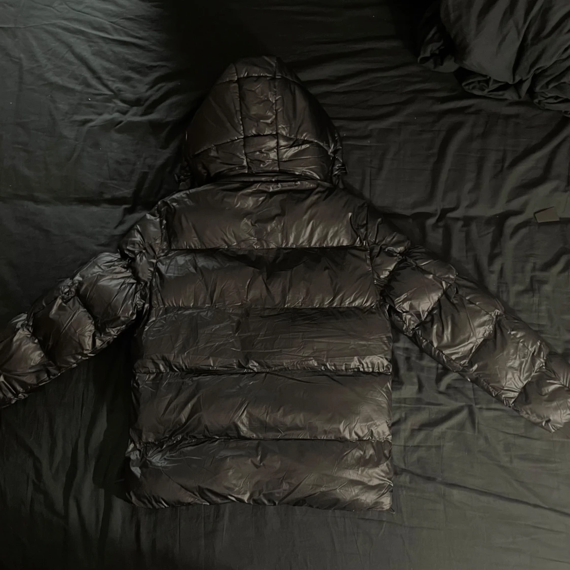 Svart pufferjacka - 90