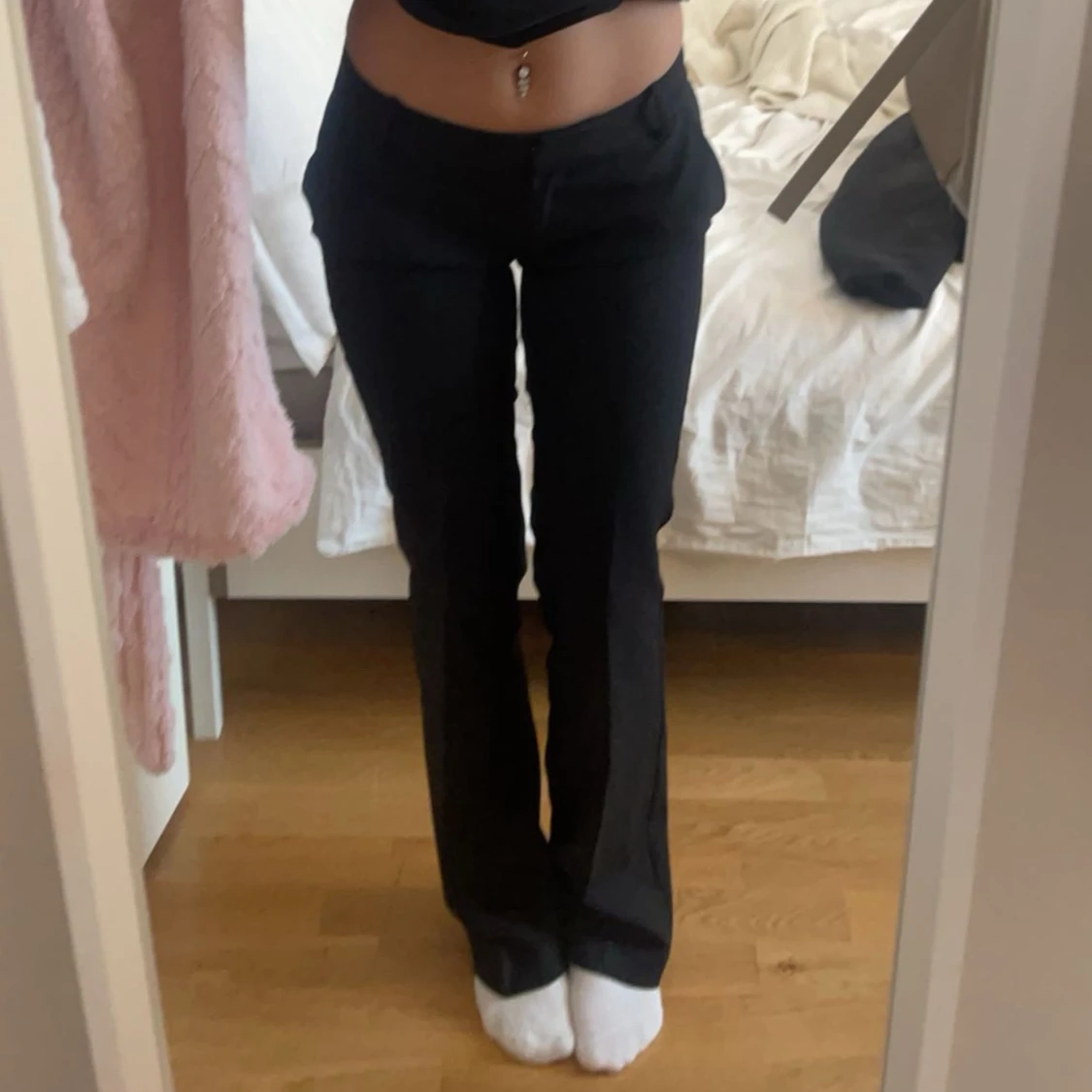 Svarta kostymbyxor - 91