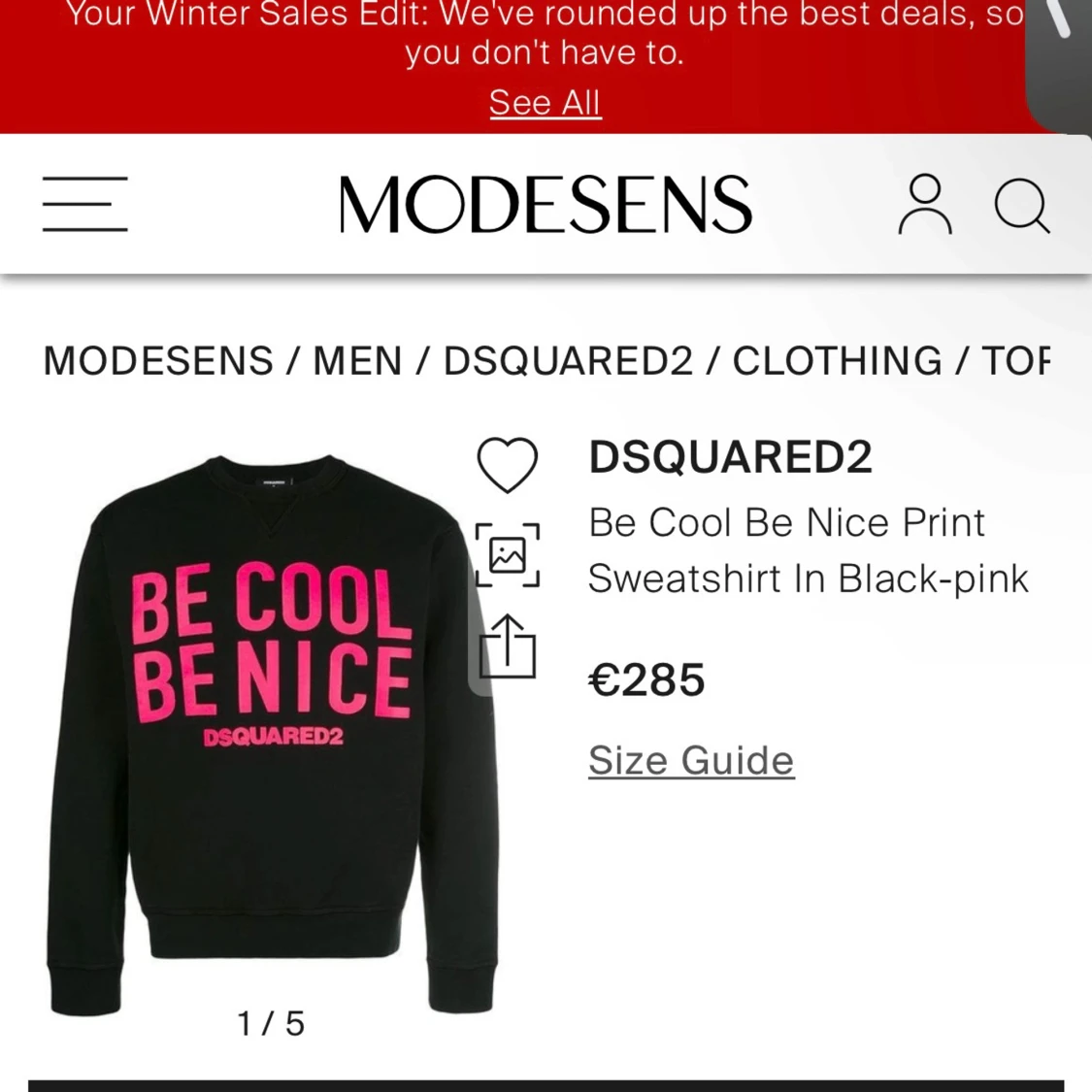 Svart sweatshirt från DSQUARED2 - 93