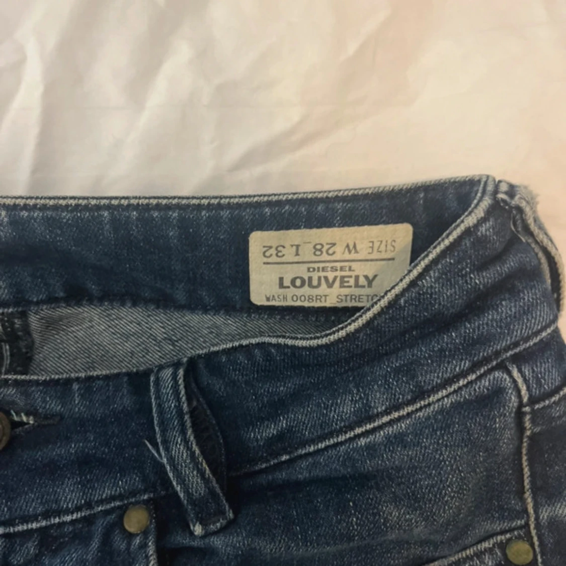 Blå bootcut jeans från Diesel - 92