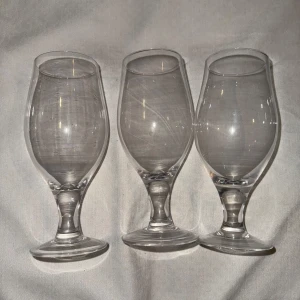 Öl glas - Tre styckna öl glas. Inga skador. Pris kan diskuteras 