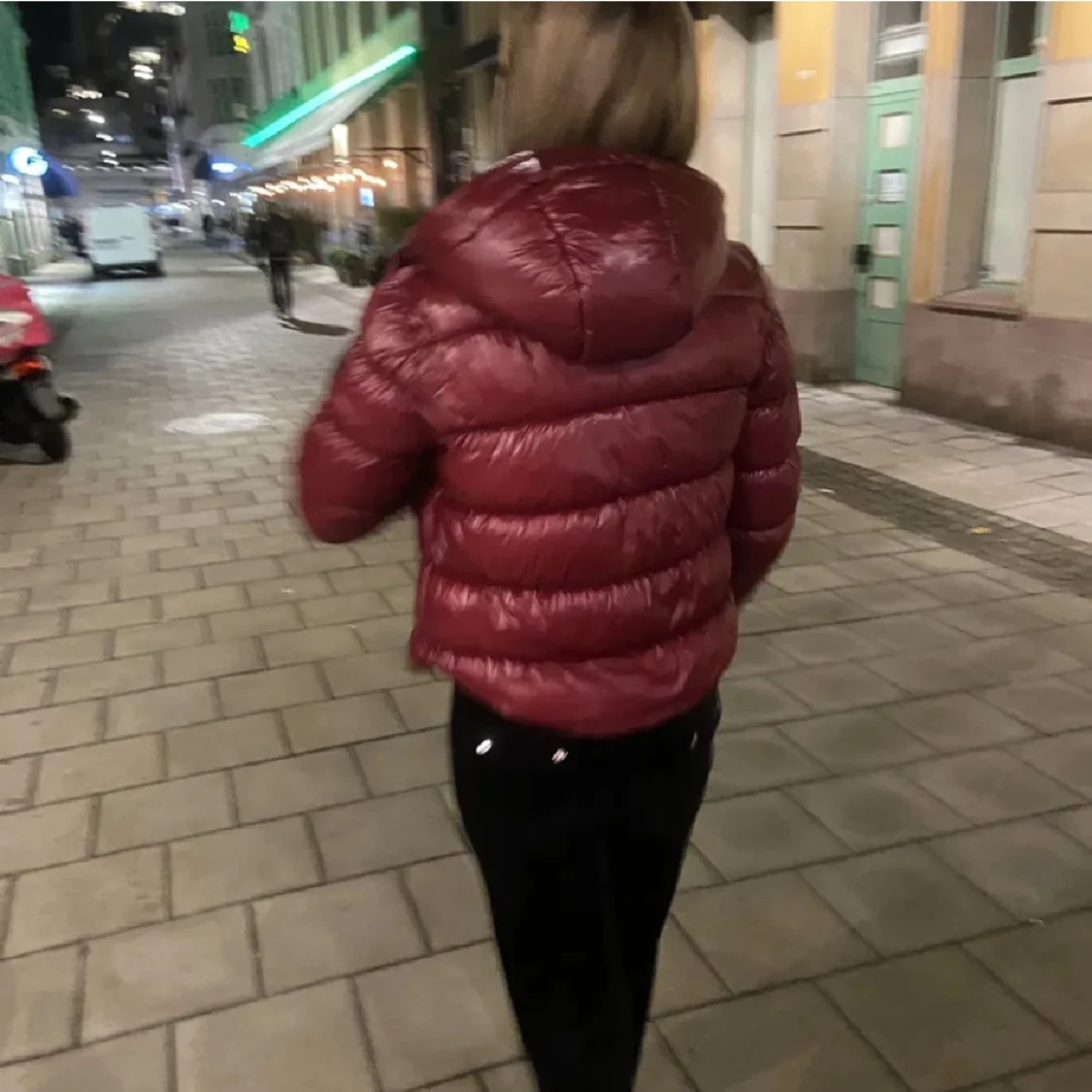 Röd vinterjacka  - 90