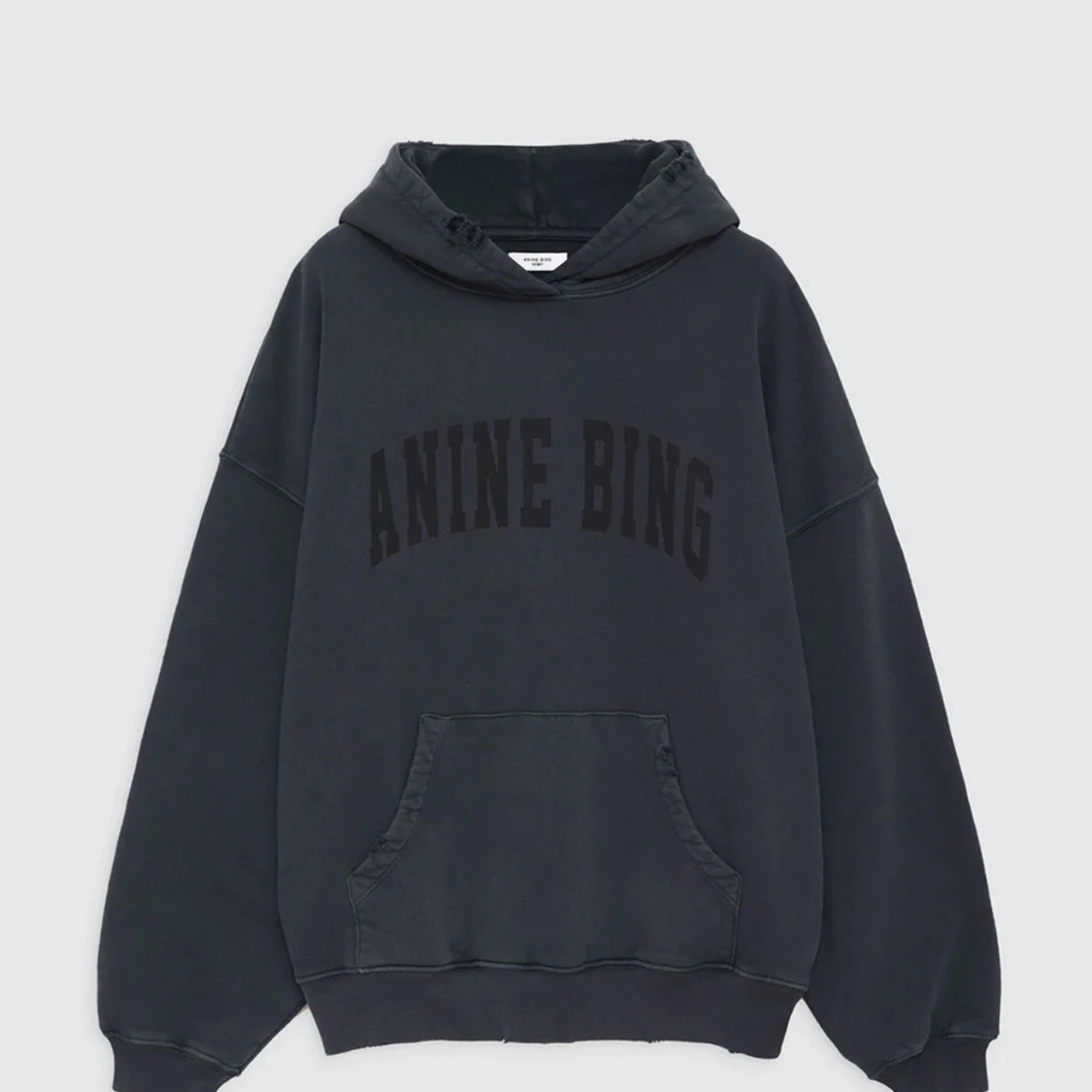 Mörkgrå anine aning hoddie - 90