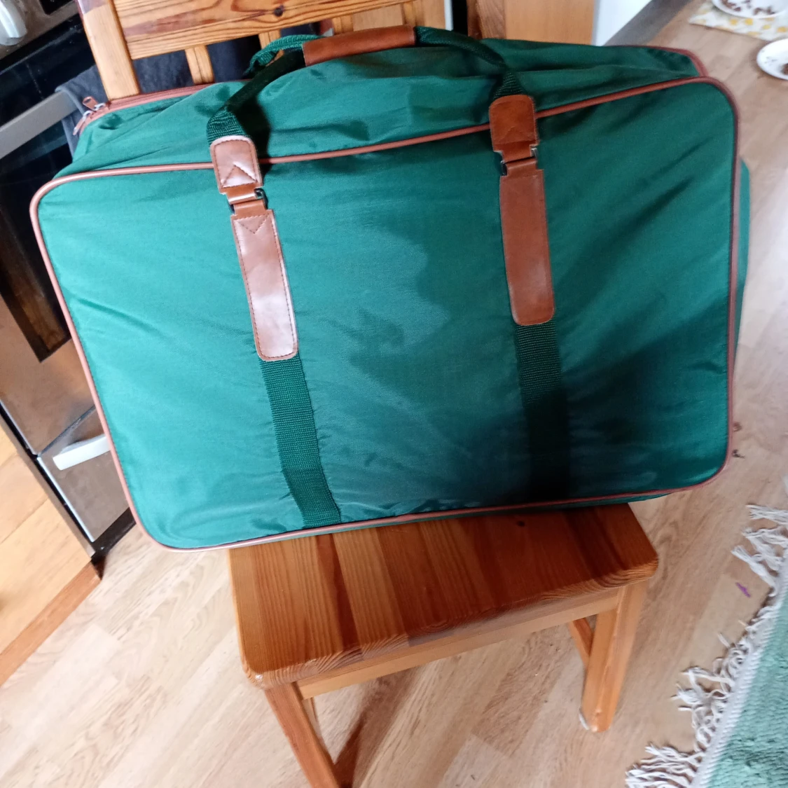 Set reseväskor grön textil - 3