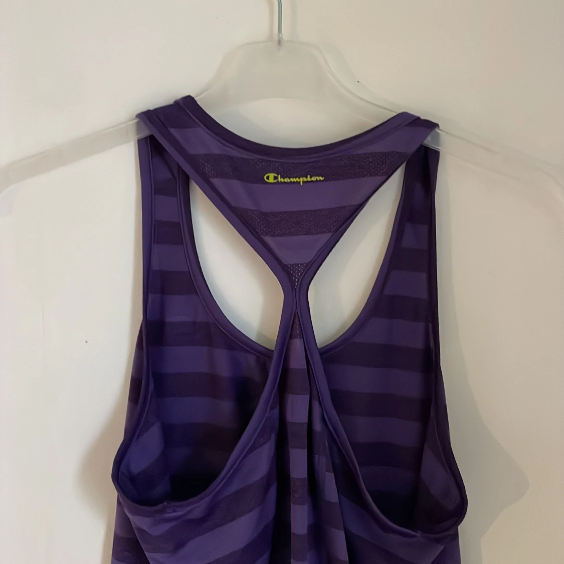 Lila randig linnetopp från Champion - 90