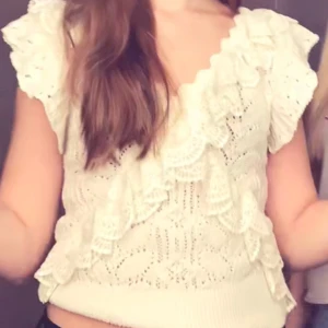 Zara topp - Superfin topp från zara i storlek L, men sitter som en S❤️