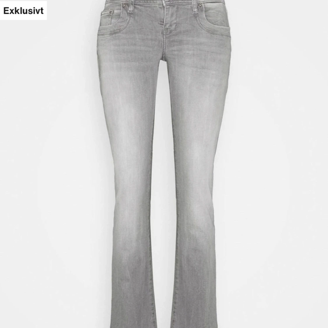 Grå bootcut jeans
