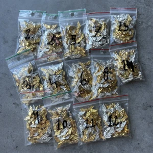 Änglavingar - Vingar i metall för smyckestillverkning!☀️  30 stycken i varje påse.  30kr / påse + frakt 18kr  Skriv vilken siffra på påsen du är intresserad av🙏🏼