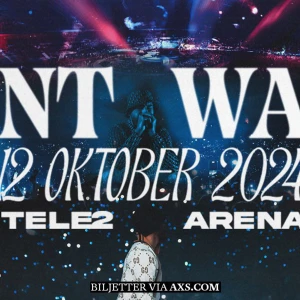 Antwan biljetter 2st för 1000 - Hej, jag säljer 2 sittplatser till antwan konsert  Platserna: A101