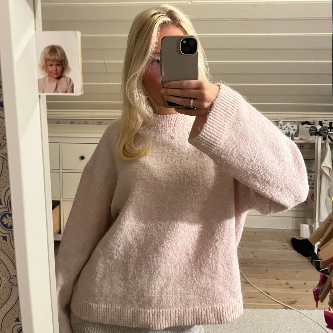 Stickad tröja  - 90