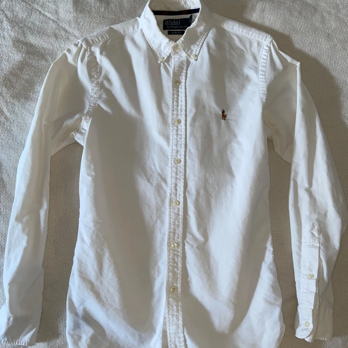 Vit Ralph Lauren skjorta - 90