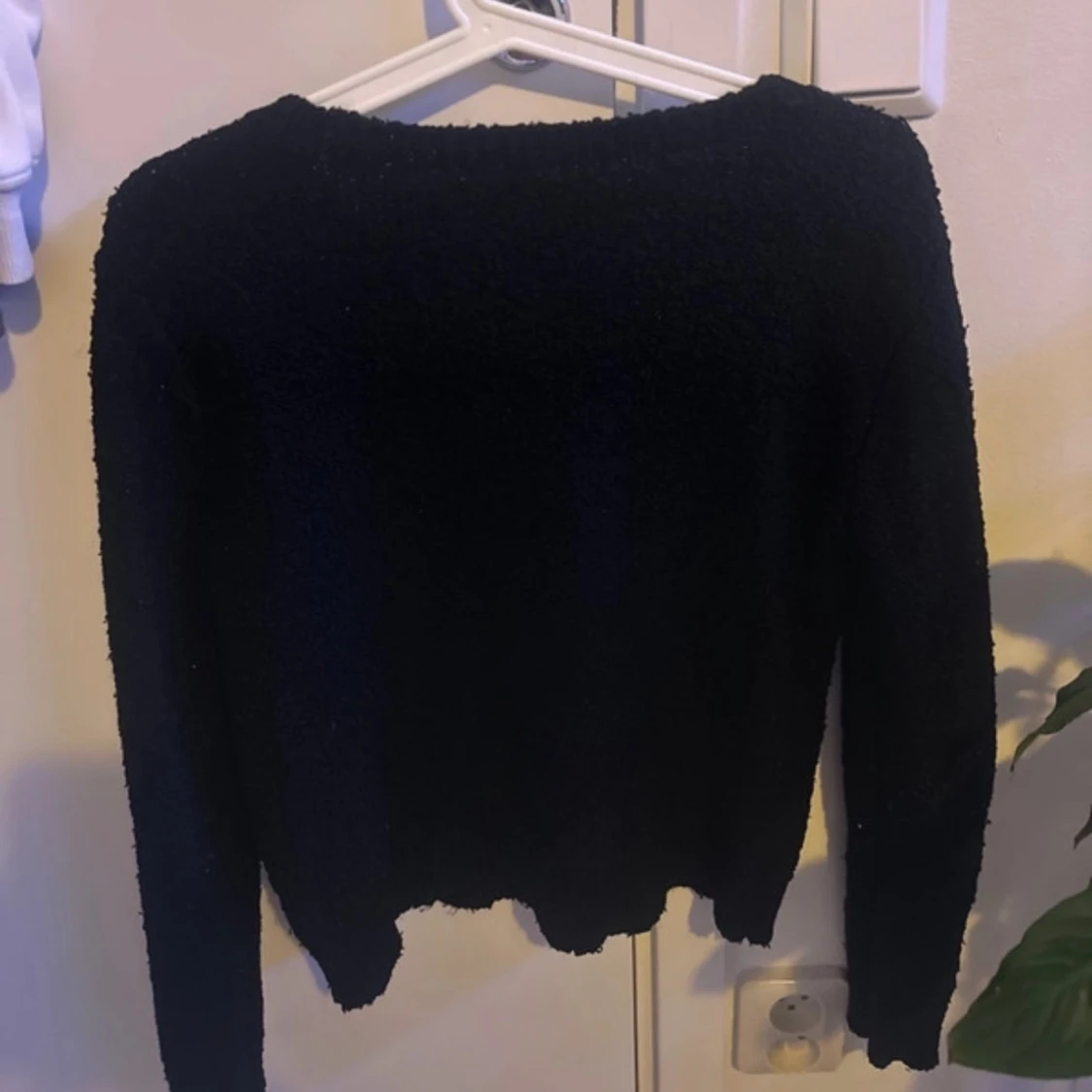 Svart stickad tröja  - 91